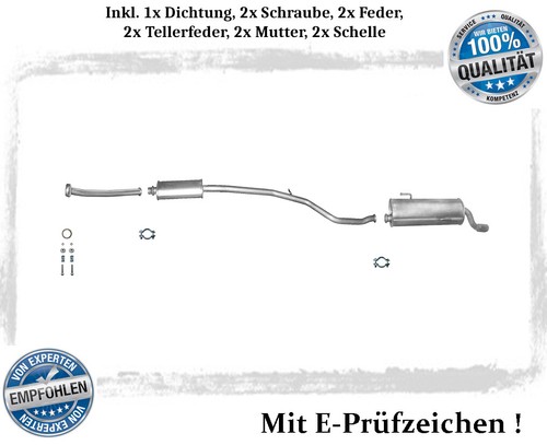 Auspuffanlage für peugeot - auspuffanlage,