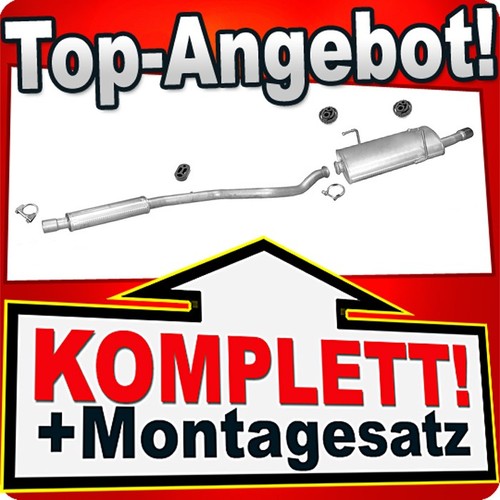 Auspuff für peugeot 206 - für,