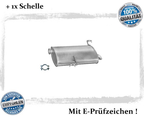 Endschalldämpfer für peugeot - endschalldämpfer,
