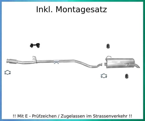 Auspuffanlage für peugeot 206 - auspuffanlage,