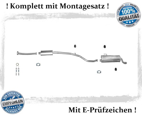 Auspuffanlage für peugeot - auspuffanlage,