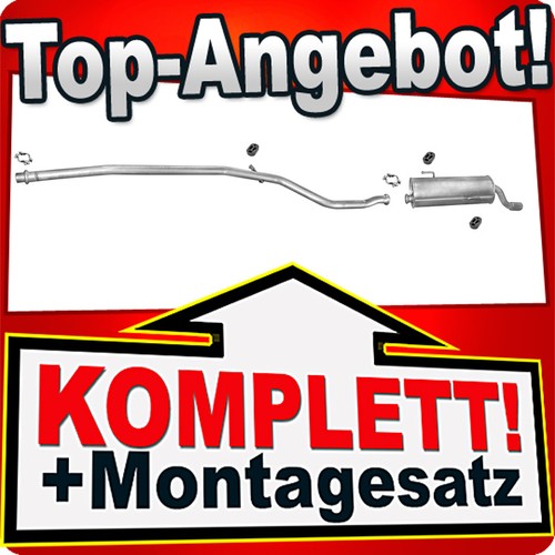 Auspuff für peugeot - 206, 1.1