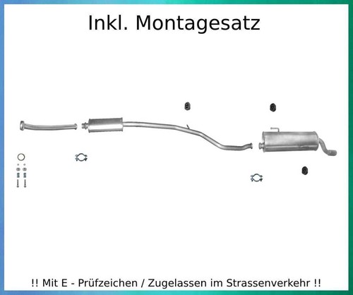Auspuffanlage für peugeot - auspuffanlage,