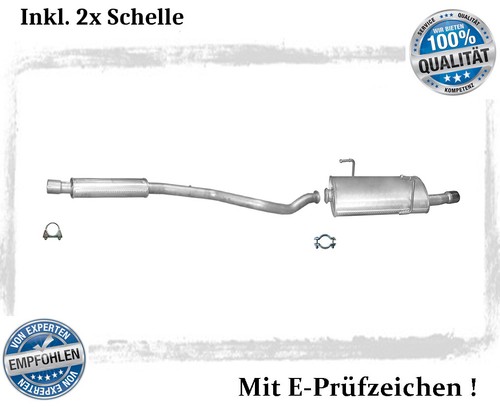 Auspuffanlage für peugeot 206 - peugeot,