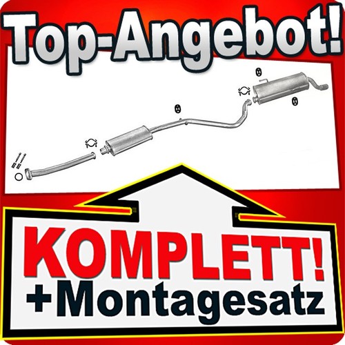 Auspuff für peugeot 206 - auspuff,