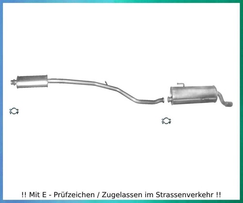 Auspuffanlage für peugeot - auspuffanlage,