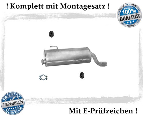 Endschalldämpfer für peugeot - endschalldämpfer,