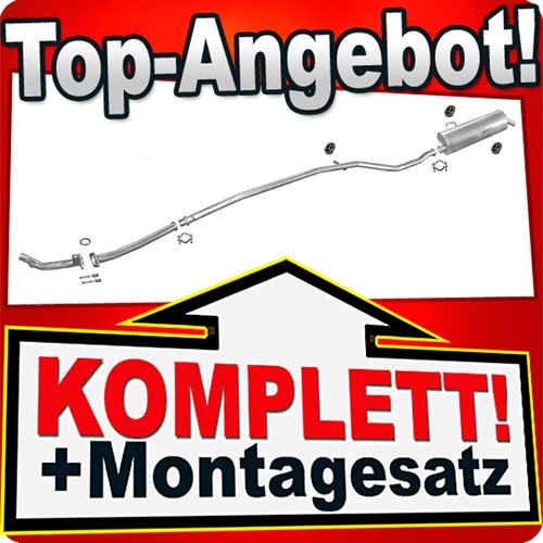 Auspuff für peugeot 206 - auspuff,